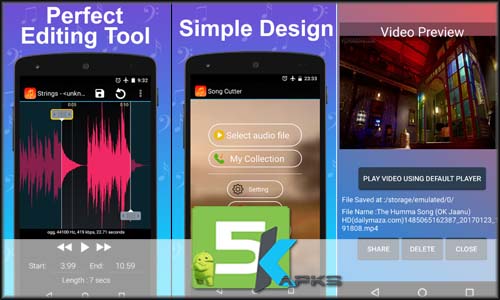 Song Cutter Pro v1.0 Apk[!Ads Free] For Android free apk full download 5kapks