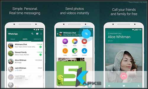 WhatsApp Messenger free apk full download 5kapks