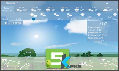 YoWindow Weather mod latest version download free apk 5kapks