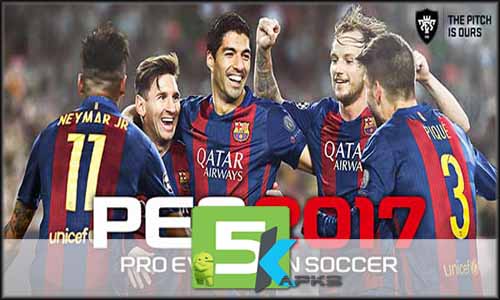 PES2017 Pro Evolution Soccer v1.1.0 Apk+Obb Data[!Full Offline] For Android full download 5kapks