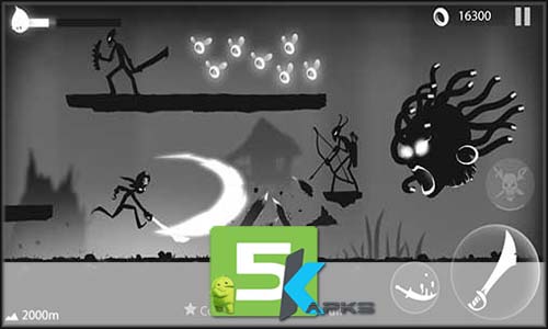 Stickman Run Shadow Adventure mod latest version download free apk 5kapks