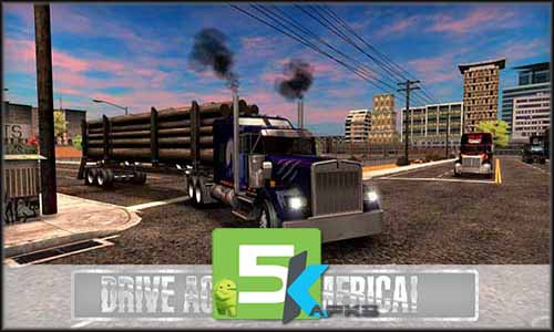 Truck Simulator USA v2.0.0 Apk+MOD+Obb Data[!Unlimited Money] Free full download 5kapks