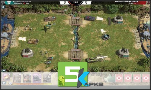 Battle Islands Commanders mod latest version download free apk 5kapks