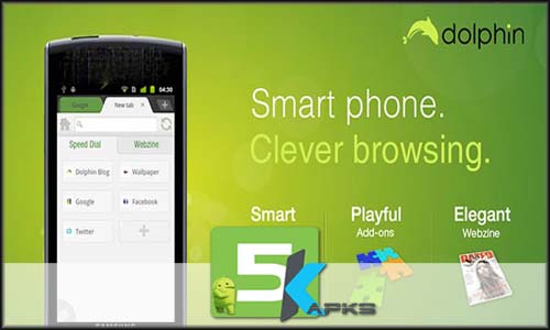 Dolphin - Best Web Browser v12.0.1 Apk+Skins+Addons For Android full download 5kapks