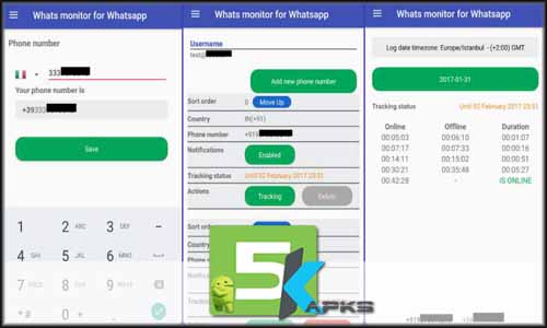 WhatsMonitor for Whatsapp free apk full download 5kapks