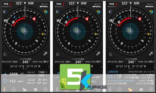 Compass 54 (All-in-One GPS, Weather, Map, Camera) free apk full download 5kapks